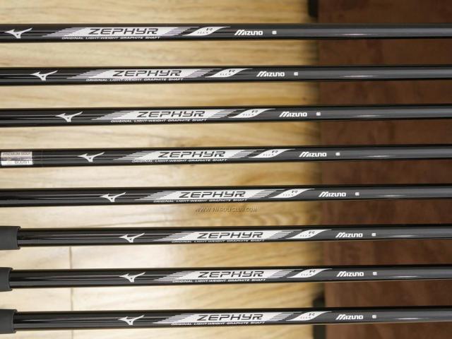 Iron set : Mizuno : ชุดเหล็ก Mizuno Zephyr ZM-01 (ใบใหญ่ ตีง่าย) มีเหล็ก 5-Pw,Aw,Sw (8 ชิ้น) ก้านกราไฟต์ Flex R