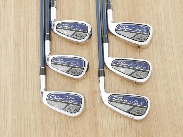 Iron set : Callaway : ชุดเหล็ก Callaway Paradym Max Fast (ออกปี 2023 ตีง่ายสุด ไกลสุดของ Callaway Japan Spec.) มีเหล็ก 6-Pw,Aw (6 ชิ้น) ก้านกราไฟต์ Fujikura Speeder NX 40 Flex R