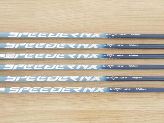 Iron set : Callaway : ชุดเหล็ก Callaway Paradym Max Fast (ออกปี 2023 ตีง่ายสุด ไกลสุดของ Callaway Japan Spec.) มีเหล็ก 6-Pw,Aw (6 ชิ้น) ก้านกราไฟต์ Fujikura Speeder NX 40 Flex R
