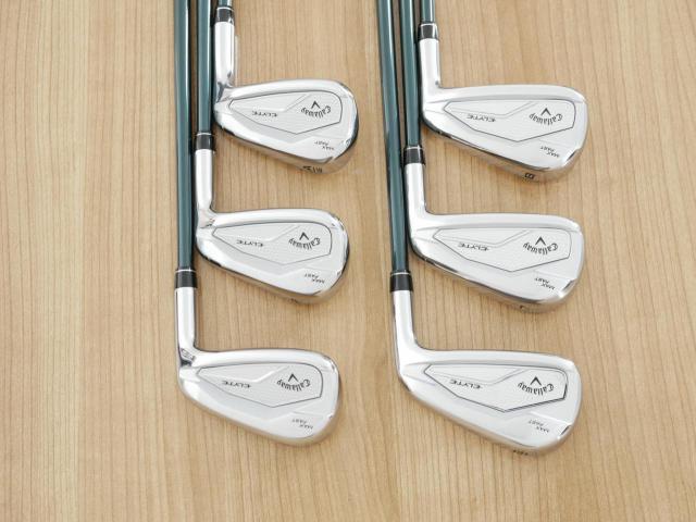 Iron set : Callaway : ชุดเหล็ก Callaway ELYTE Max Fast (รุ่นล่าสุด ออกปี 2025 ตีง่ายมาก ไกล Japan Spec.) มีเหล็ก 6-Pw,Aw (6 ชิ้น) ก้านกราไฟต์ UST Mamiya LINQ 40 Flex SR