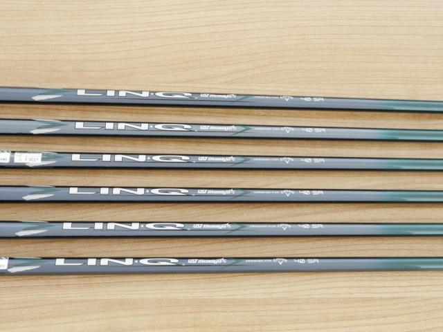 Iron set : Callaway : ชุดเหล็ก Callaway ELYTE Max Fast (รุ่นล่าสุด ออกปี 2025 ตีง่ายมาก ไกล Japan Spec.) มีเหล็ก 6-Pw,Aw (6 ชิ้น) ก้านกราไฟต์ UST Mamiya LINQ 40 Flex SR
