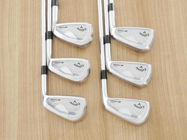 Iron set : Callaway : ชุดเหล็ก Callaway X Forged MAX (รุ่นล่าสุด ออกปี 2025) มีเหล็ก 5-Pw (6 ชิ้น) ก้านเหล็ก NS Pro Modus 105 Flex S