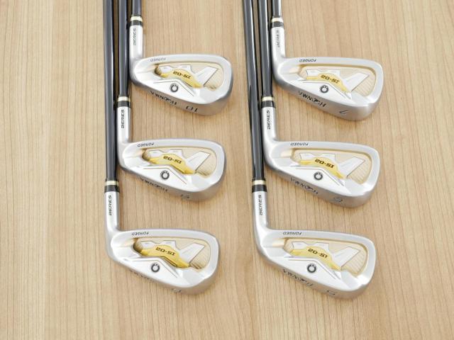 Iron set : Honma : ชุดเหล็ก Honma Beres IS-02 (หน้าเด้ง Forged) มีเหล็ก 5-10 (6 ชิ้น เทียบเท่า 5-Pw) ก้าน ARMRQ 6 (54) Flex R (2 ดาว)