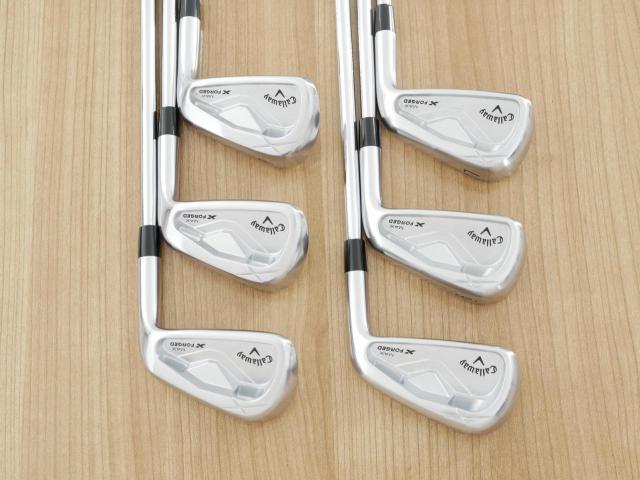 Iron set : Callaway : ชุดเหล็ก Callaway X Forged MAX (รุ่นล่าสุด ออกปี 2025) มีเหล็ก 5-Pw (6 ชิ้น) ก้านเหล็ก NS Pro Modus 105 Flex S