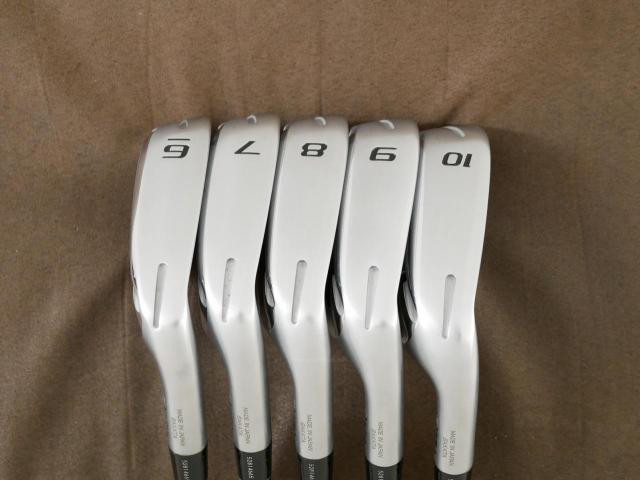 Iron set : Honma : ชุดเหล็ก Honma Bezeal 535 (ปี 2019 รุ่นนี้ใบใหญ่ที่สุดของ Honma) มีเหล็ก 6-10 (5 ชิ้น) ก้านเหล็ก NS Pro 950 Flex S
