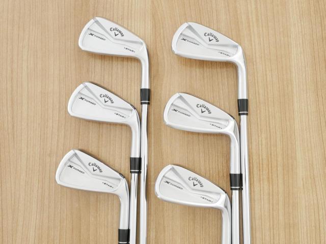 Iron set : Callaway : ชุดเหล็ก Callaway X Forged Star (ออกปี 2024) มีเหล็ก 5-Pw (6 ชิ้น) ก้านเหล็ก NS Pro Modus 105 Flex S