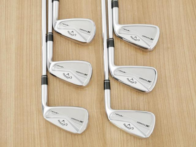 Iron set : Callaway : ชุดเหล็ก Callaway X Forged Star (ออกปี 2024) มีเหล็ก 5-Pw (6 ชิ้น) ก้านเหล็ก NS Pro Modus 105 Flex S