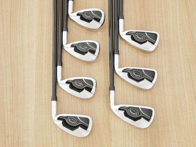 Iron set : Callaway : ชุดเหล็ก Callaway Collection (ตีง่าย ไกล) มีเหล็ก 4-Pw (7 ชิ้น) ก้านกราไฟต์ Flex R