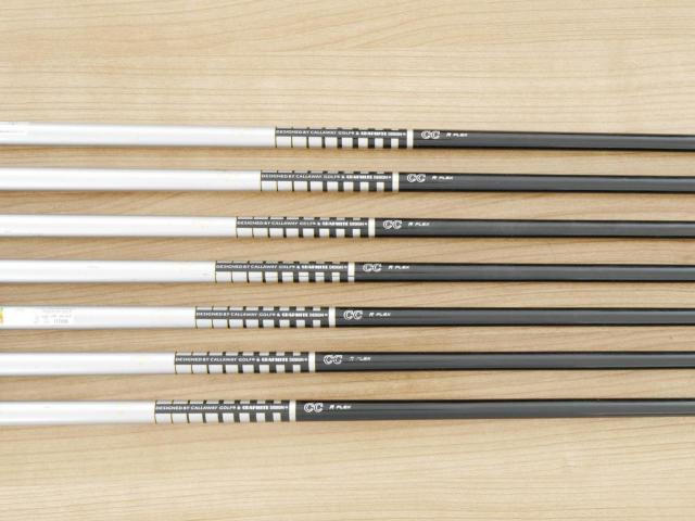 Iron set : Callaway : ชุดเหล็ก Callaway Collection (ตีง่าย ไกล) มีเหล็ก 4-Pw (7 ชิ้น) ก้านกราไฟต์ Flex R