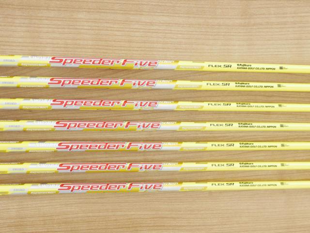 Iron set : Katana : ชุดเหล็ก Katana Sword LX-880 (เหล็กยาวเป็น Utility ตีง่าย) มีเหล็ก 6-Pw,Aw,Sw (7 ชิ้น) ก้านกราไฟต์ Fujikura Speeder Five Flex SR