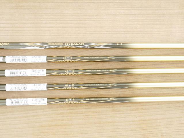 Iron set : Honma : **ของใหม่ ยังไม่แกะพลาสติก** ชุดเหล็ก Honma Beres KIWAMI มีเหล็ก 8-11,Sw (5 ชิ้น) ก้านกราไฟต์ 40 Flex R (2 ดาว)