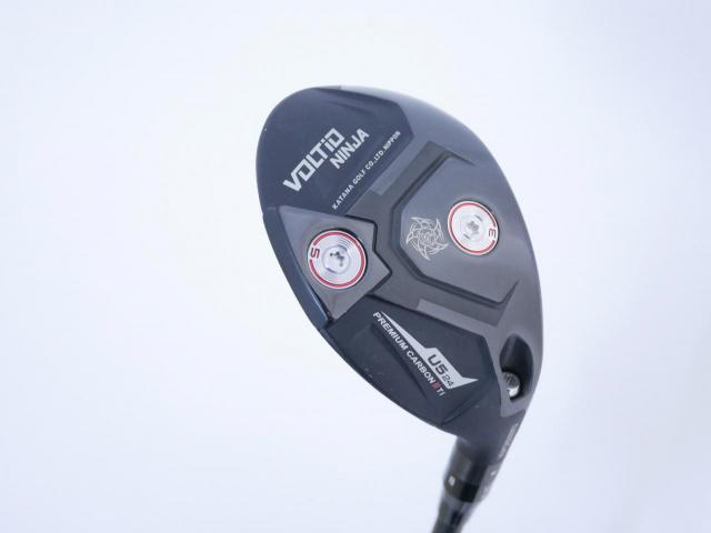 Fairway Wood : Katana :  ไม้กระเทย Katana Voltio NINJA Premium Carbon II TI (รุ่นใหม่ล่าสุด ออกปี 2025 ตีไกลมากๆ) Loft 24 ก้าน Tour AD VG-02U Flex SR
