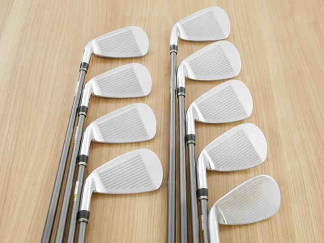 Iron set : Tourstage : ชุดเหล็ก Tourstage PHYZ (ซีรี่ย์ท๊อป ใบใหญ่ ตีง่าย ไกล) มีเหล็ก 4-Pw,Aw,Sw (9 ชิ้น) ก้านกราไฟต์ Flex SR