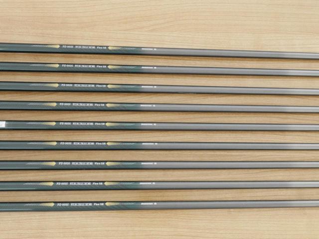 Iron set : Tourstage : ชุดเหล็ก Tourstage PHYZ (ซีรี่ย์ท๊อป ใบใหญ่ ตีง่าย ไกล) มีเหล็ก 4-Pw,Aw,Sw (9 ชิ้น) ก้านกราไฟต์ Flex SR