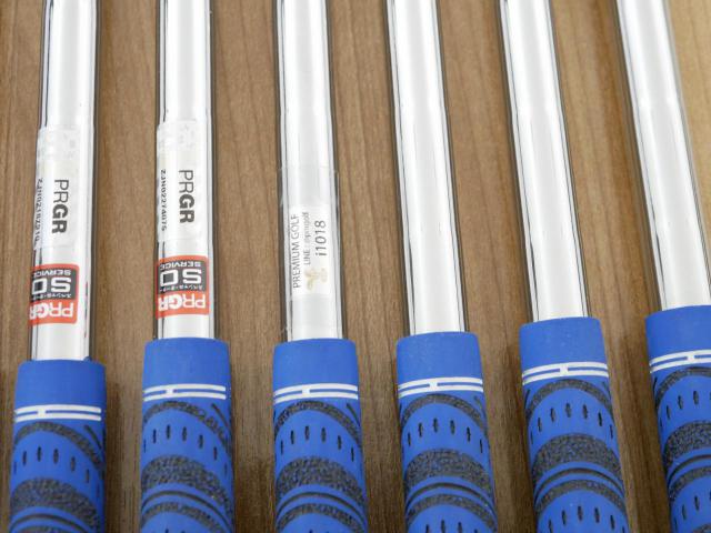 Iron set : PRGR : ชุดเหล็ก PRGR 04 Forged (รุ่นปี 2025 ตีง่าย ไกลมากๆๆ) มีเหล็ก 5-Pw,AW (7 ชิ้น) ก้านเหล็ก NS Pro 950 NEO Flex SR
