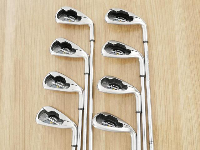 Iron set : Callaway : ชุดเหล็ก Callaway Warbird มีเหล็ก 4-Pw,Sw (8 ชิ้น) ก้านเหล็ก Flex R