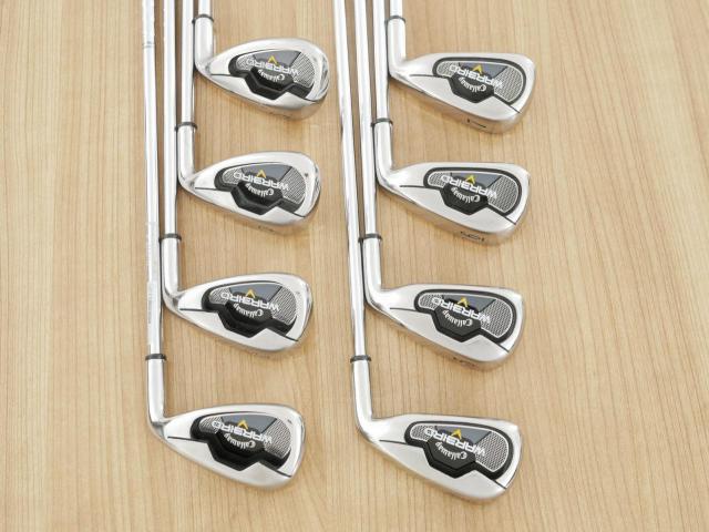 Iron set : Callaway : ชุดเหล็ก Callaway Warbird มีเหล็ก 4-Pw,Sw (8 ชิ้น) ก้านเหล็ก Flex R