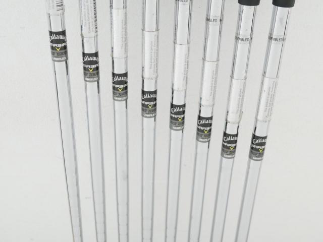Iron set : Callaway : ชุดเหล็ก Callaway Warbird มีเหล็ก 4-Pw,Sw (8 ชิ้น) ก้านเหล็ก Flex R