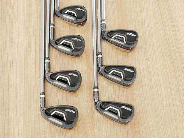 Iron set : PRGR : ชุดเหล็กกระเทย PRGR New Egg Iron (รุ่นปี 2017 ตีง่ายและไกลมาก) มีเหล็ก 6-Pw,Aw,Sw (7 ชิ้น) ก้านกราไฟต์ Flex SR (M-40)
