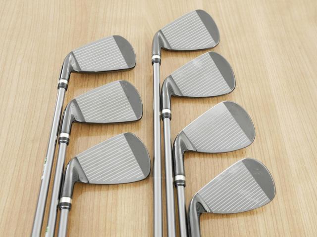 Iron set : PRGR : ชุดเหล็กกระเทย PRGR New Egg Iron (รุ่นปี 2017 ตีง่ายและไกลมาก) มีเหล็ก 6-Pw,Aw,Sw (7 ชิ้น) ก้านกราไฟต์ Flex SR (M-40)
