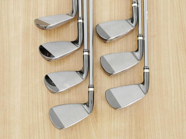 Iron set : PRGR : ชุดเหล็กกระเทย PRGR New Egg Iron (รุ่นปี 2017 ตีง่ายและไกลมาก) มีเหล็ก 6-Pw,Aw,Sw (7 ชิ้น) ก้านกราไฟต์ Flex SR (M-40)