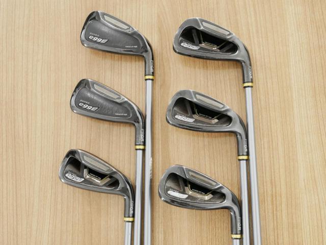 Iron set : PRGR : ชุดเหล็กกระเทย PRGR Super Egg Iron (ปี 2018 ตัวท๊อปสุด หน้าเด้งเกินกฏ ใช้แข่งไม่ได้ ตีไกมลมากๆ) มีเหล็ก 5-Pw (6 ชิ้น) ก้านกราไฟต์ Flex SR (M-40)