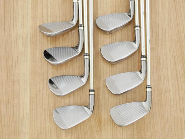 Iron set : PRGR : ชุดเหล็กกระเทย PRGR New Egg Iron (ตีง่ายและไกลมาก) มีเหล็ก 5-Pw,Aw,As (8 ชิ้น) ก้านกราไฟต์ Flex SR (M-40)