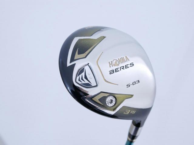 Fairway Wood : Honma : หัวไม้ 3 Honma Beres S-03 (ปี 2015) Loft 15 ก้าน Honma Vizard TC65 Flex SR