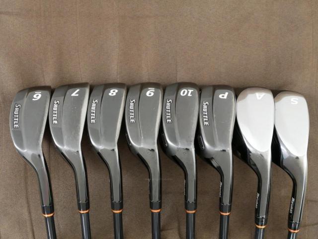 Iron set : Maruman : ชุดเหล็กกระเทย Maruman Shuttle i3000x (ตีง่ายสุดๆ) มีเหล็ก 6-10,Pw,Aw,Sw (8 ชิ้น เทียบเท่า 5-Pw,Aw,Sw) ก้านกราไฟต์ Flex R