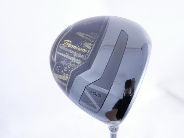 Driver : Tsuruya : ไดรเวอร์ Tsuruya AXEL Gold Premium 6 (รุ่นล่าสุด ออกปี 2024 ตัวท๊อป หน้าเด้งสุดๆ COR 0.88 ของใหม่ 5 หมื่น) Loft 10.5 Flex R