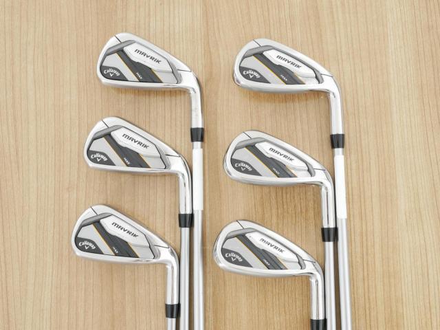 Iron set : Callaway : ชุดเหล็ก Callaway Mavrik MAX (ออกปี 2020 ตีง่าย ไกลมากๆ) มีเหล็ก 5-Pw (6 ชิ้น) ก้านกราไฟต์ Mitsubishi Diamana 40 Flex R