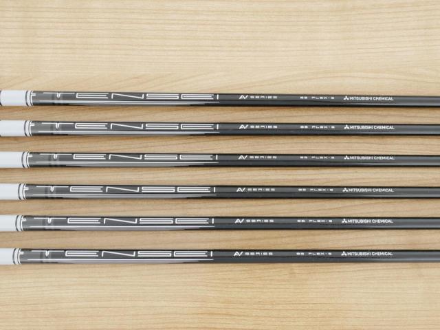 Iron set : Callaway : ชุดเหล็ก Callaway APEX Black Forged (หายาก ปี 2022) มีเหล็ก 5-Pw (6 ชิ้น) ก้านกราไฟต์ Mitsubishi TENSEI 65 Flex S