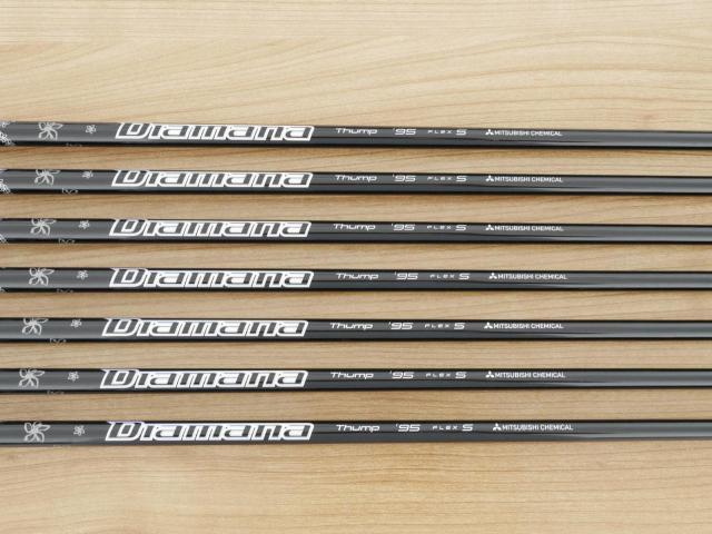 Iron set : Taylormade : ชุดเหล็ก Taylormade P770 Forged (รุ่นปี 2023 นุ่ม แน่น)  มีเหล็ก 4-Pw (7 ชิ้น) ก้านกราไฟต์ Mitsubishi Diamana Thump i95 Flex S