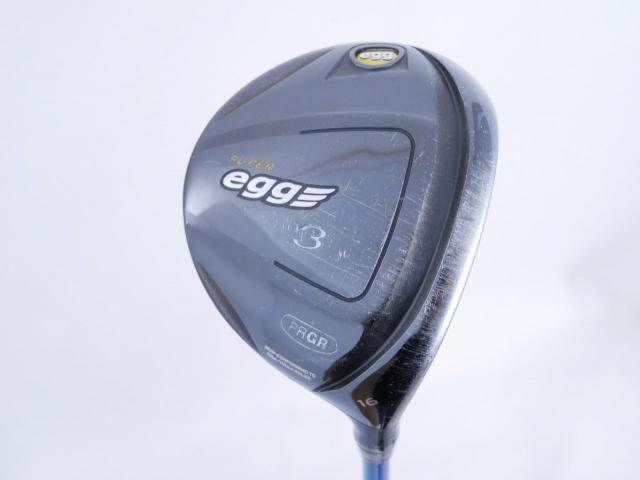 Fairway Wood : PRGR : หัวไม้ 3 PRGR Super Egg (หน้าเด้งเกินกฏ COR 0.84 ออกปี 2018 หายากมาก) Loft 16 ก้าน Tour AD GT-6 Flex S