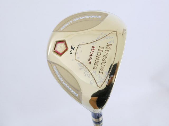 Fairway Wood : Other Brand : หัวไม้ 3 Mutsumi Honma MH488F (หน้า Maraging) Loft 15 Flex SR