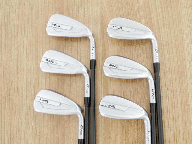 Iron set : Ping : ชุดเหล็ก Ping G700 (ปี 2019 Japan Spec. ใบใหญ่ ง่ายที่สุด ไกลที่สุดของ Ping) มีเหล็ก 5-Pw (6 ชิ้น) ก้านกราไฟต์ Tour AD 95 Flex S