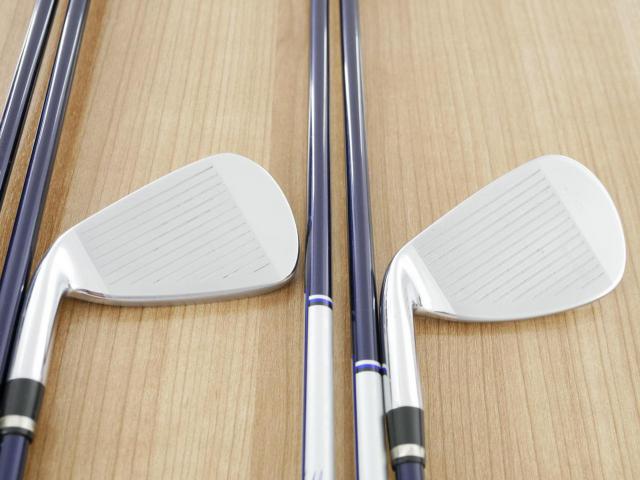 Iron set : Mizuno : ชุดเหล็ก Mizuno JPX EIII Hot Metal (รุ่นท้อป หน้าเด้ง ตีไกล) มีเหล็ก 5-Pw (6 ชิ้น) ก้านกราไฟต์ Flex SR