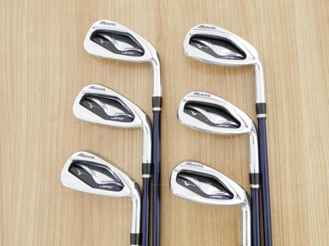 Iron set : Mizuno : ชุดเหล็ก Mizuno JPX EIII Hot Metal (รุ่นท้อป หน้าเด้ง ตีไกล) มีเหล็ก 5-Pw (6 ชิ้น) ก้านกราไฟต์ Flex SR