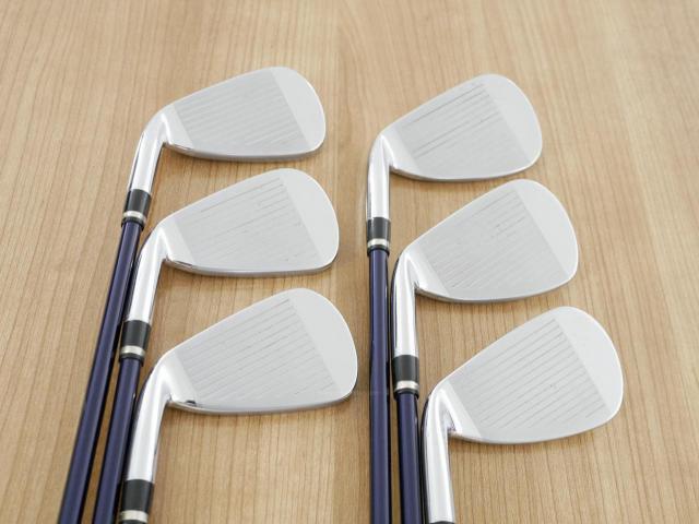 Iron set : Mizuno : ชุดเหล็ก Mizuno JPX EIII Hot Metal (รุ่นท้อป หน้าเด้ง ตีไกล) มีเหล็ก 5-Pw (6 ชิ้น) ก้านกราไฟต์ Flex SR