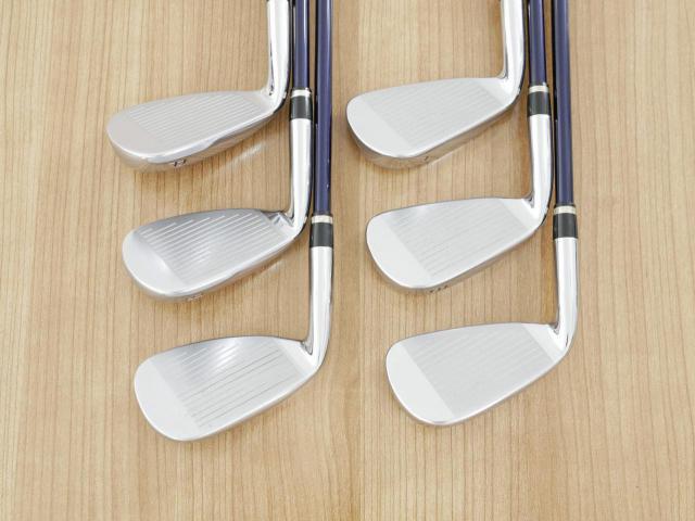 Iron set : Mizuno : ชุดเหล็ก Mizuno JPX EIII Hot Metal (รุ่นท้อป หน้าเด้ง ตีไกล) มีเหล็ก 5-Pw (6 ชิ้น) ก้านกราไฟต์ Flex SR