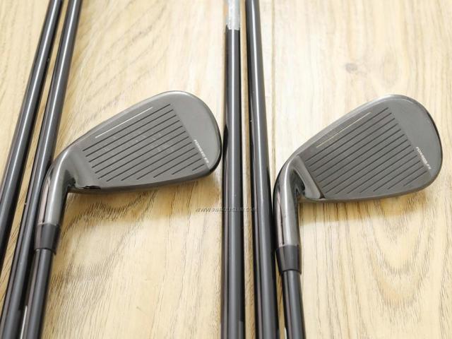Iron set : Other Brand : ชุดเหล็กกระเทย Cobra T-Rail Hybrid Iron (รุ่นใหม่ปี 2019) มีเหล็ก 5-Pw (6 ชิ้น) ก้านกราไฟต์ Flex R 