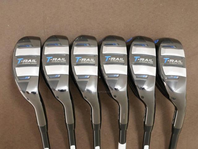 Iron set : Other Brand : ชุดเหล็กกระเทย Cobra T-Rail Hybrid Iron (รุ่นใหม่ปี 2019) มีเหล็ก 5-Pw (6 ชิ้น) ก้านกราไฟต์ Flex R 