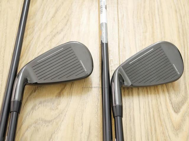 Iron set : Other Brand : ชุดเหล็กกระเทย Cobra T-Rail Hybrid Iron (รุ่นใหม่ปี 2019) มีเหล็ก 5-Pw (6 ชิ้น) ก้านกราไฟต์ Flex R 