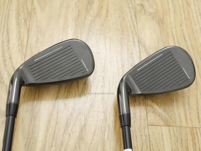 Iron set : Other Brand : ชุดเหล็กกระเทย Cobra T-Rail Hybrid Iron (รุ่นใหม่ปี 2019) มีเหล็ก 5-Pw (6 ชิ้น) ก้านกราไฟต์ Flex R 