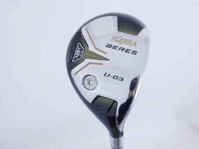 Fairway Wood : Honma : ไม้กระเทย Honma Beres U-03 (ปี 2016) Loft 22 ก้าน ARMRQ 8 (49) Flex R (2 ดาว)