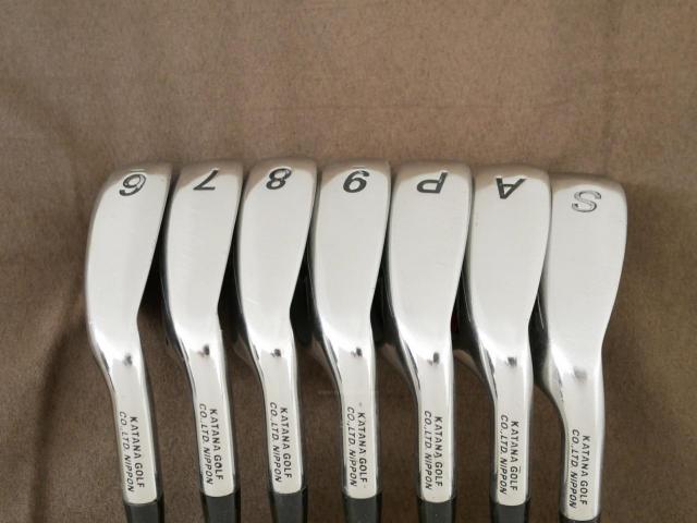 Iron set : Katana : ชุดเหล็ก Katana Sword ATC-589a (หน้าเด้ง) มีเหล็ก 6-Pw,Aw,Sw (7 ชิ้น) ก้านกราไฟต์ Fujikura Speeder 589 Flex R