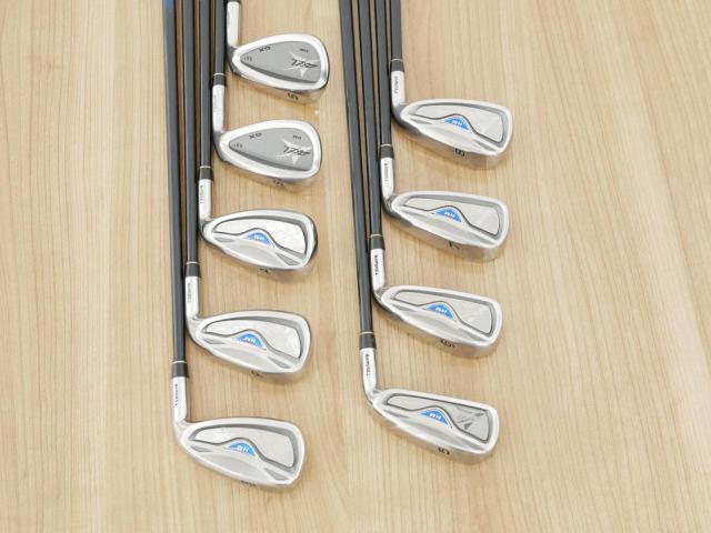 Iron set : Tsuruya : ชุดเหล็ก Tsuruya AXEL GX HM (หน้าเด้ง ตีไกลมาก) มีเหล็ก 5-Pw,Aw,As,Sw (9 ชิ้น) ก้านกราไฟต์ FLex R