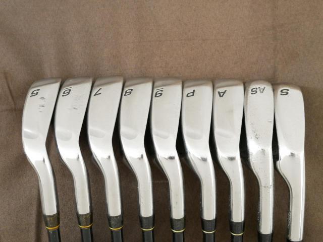 Iron set : Tsuruya : ชุดเหล็ก Tsuruya AXEL GX HM (หน้าเด้ง ตีไกลมาก) มีเหล็ก 5-Pw,Aw,As,Sw (9 ชิ้น) ก้านกราไฟต์ FLex R