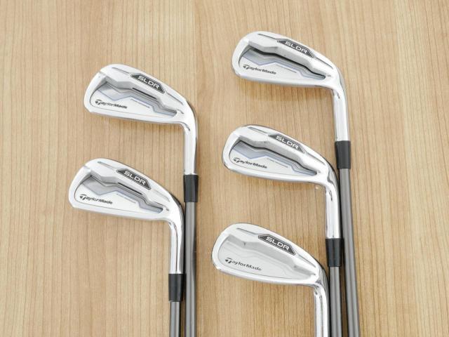 Iron set : Taylormade : ชุดเหล็ก Taylormade SLDR มีเหล็ก 6-Pw (5 ชิ้น) ก้านกราไฟต์ Flex R