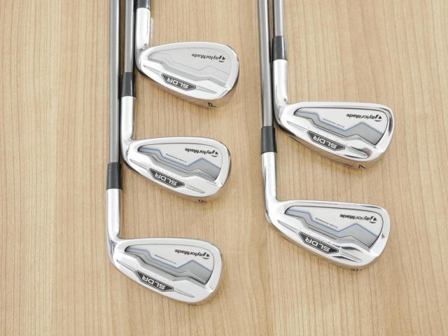 Iron set : Taylormade : ชุดเหล็ก Taylormade SLDR มีเหล็ก 6-Pw (5 ชิ้น) ก้านกราไฟต์ Flex R